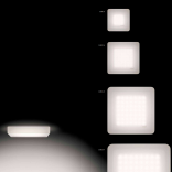 Šviestuvas LED CUBIC su prisukamu tvirtinimu 24V Nimbus