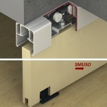 SDS SLIDO D-Line 11 P medinėms durims su švelniu uždarymu viena kryptimi