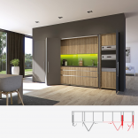 HAWA Folding Concepta 25 medinėms dviguboms sulankstomoms durims