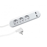 Rozečių blokas-ilgintuvas SMART su USB krovikliu
